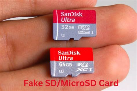 counterfeit sd card